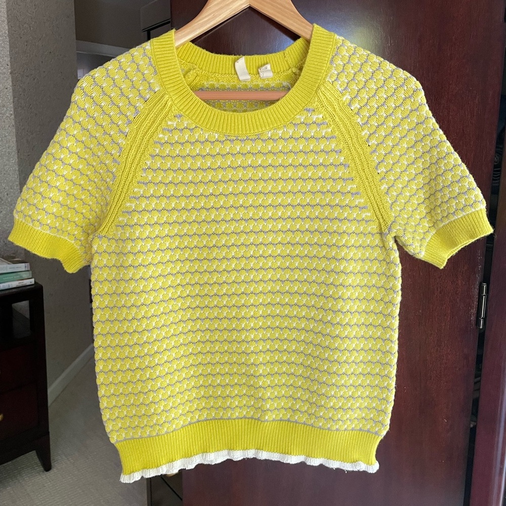 Anthropologie MOTH shirt sleeved sweater